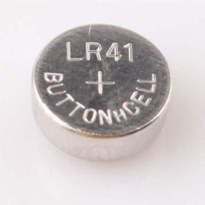 Lr41 Alkaline Button Battery 0 Mercury Battery Ag3 Alkaline Button Cell Lr41 Battery for Sales
