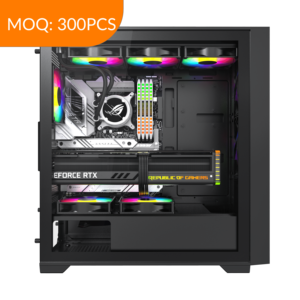 เคสคอมพิวเตอร์แบบ Full Tower สำหรับเล่นเกมส์ พร้อมพอร์ต IO ด้านหน้ามากมาย USB3.0 USB2.0 ไมโครโฟน ช่องเสียบพัดลมหลายตำแหน่ง รองรับหม้อน้ำ 240 มม. ขายส่ง - Product Image 3