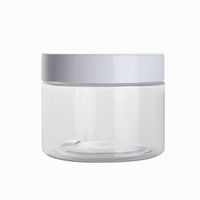 Groothandel 150ml 250ml 400ml 500ml transparante lege PET plastic fles met brede opening voor cosmetische verpakkingen en het bewaren van gedroogd fruit