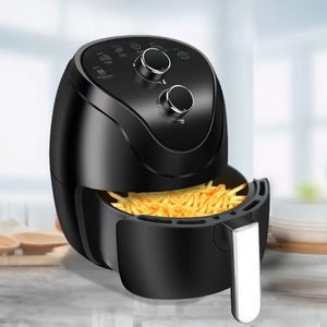 Electrodomésticos de cocina para el hogar de marca china, freidora de aire eléctrica de <span class=keywords><strong>gama</strong></span> <span class=keywords><strong>alta</strong></span> de estilo clásico simple mecánico redondo multifuncional - Product Image 4
