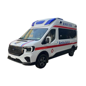 Meilleur rapport qualité-prix Fordd, ambulance de transport de patients neuve, diesel, manuelle, avec toit surélevé et équipement médical pour les opérations de santé - Product Image 1