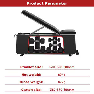 Julyfit çok fonksiyonlu ayarlanabilir dambıl tezgah ile depolama için ev spor ağırlık eğitim, katlanabilir Sit-up tezgah anahtar özellikleri - Product Image 3