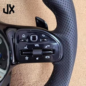 Volant de voiture pour <span class=keywords><strong>Mercedes</strong></span> Benz CLS 350 W157 W218 W219 W257 53 63 A45 a 45 W176 W177 Amg Volant en cuir perforé - Product Image 5