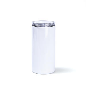 Heet Verkoop 4 In 1 Slanke Blikkoeler Met 4 Deksels Roestvrij Staal Geïsoleerde Sublimatie Blanco 16Oz Kan Koeler - Product Image 6