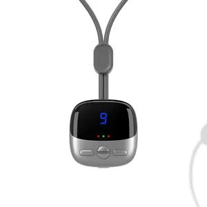 2023 Lcd USB Lade anhänger Zervix massage Instrument Heizung Ems Mini hängendes elektrisches Nacken massage gerät