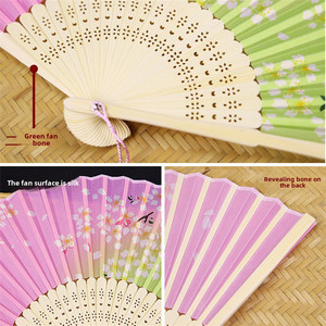 Abanico de baile de bambú antiguo al por mayor estilo antiguo chino plegable escénico artesanía regalo hogar decorativo Vintage abanicos de mano - Product Image 4