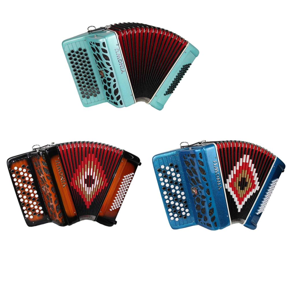 オリンピックモデル、ダイアトニック・アコーディオン。 Hohner Atlanta 145 Akkordeon 5列ボタンアコーディオン Cグリフ