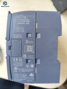 S7-1200 CPU 1212C PLC ตัวควบคุมลอจิกแบบตั้งโปรแกรมได้ โมดูลควบคุมอุตสาหกรรม โมดูลซีพียูขนาดกะทัดรัด แหล่งจ่ายไฟ โมดูล I/O ดิจิตอล - Product Image 1
