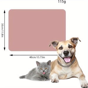 Alfombrilla ecológica de alta calidad para mascotas, alfombrilla para cama de perro con patrón de animales, característica de calefacción hecha de silicona - Product Image 2