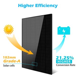 Panel Solar Bifacial SUN GOLD POWER PERC Negro, 20% de Eficiencia, 182mmx91mm 1650x992mm, 30mm de Grosor - Product Image 2