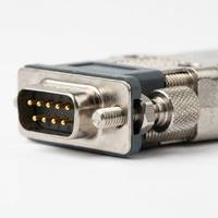 Cable de Extensión Serial RS232 DB9 de 9 Pines, Hembra a Macho, con Conector de Rosca Moldeado, Recto, para PLC, CNC, Industrial