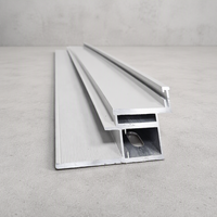 Profilé en aluminium anodisé et thermolaqué, pliage et découpe sur mesure pour usage décoratif, directement du fabricant