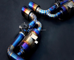 Tubo de Escape de Titanio de Alta Calidad, Versión de Competición, para 718 Boxster/Cayman 2.0t 2016-2023, Sistema de Escape Catback Valvetronic - Product Image 2