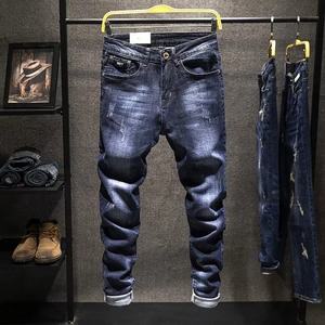 Hàng Tồn Kho Hàng Loạt Thặng Dư Nam Thẳng Quần Jean Siêu Thấp Giá Trung Chính Thức Cho Mùa Xuân Denim Vừa Boys 'Thương Hiệu Quần Áo Nhãn - Product Image 2