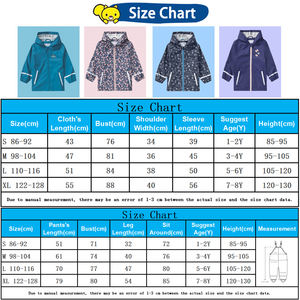 Costume imperméable pour enfant, salopette imperméable pour bébé, pantalon pour enfant en bas âge, combinaison pour fille, ensemble <span class=keywords><strong>veste</strong></span> et pantalon pour garçon, vêtements de pluie pour enfants - Product Image 6