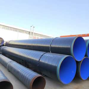 Penjualan terlaris Harga utama pipa baja karbon lasan <span class=keywords><strong>Spiral</strong></span> Anti korosi 6m 3PE/3 lapis lapisan PE pemotongan tersertifikasi API - Product Image 1