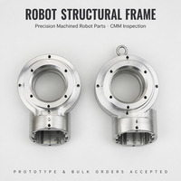 Boîtier de robot 3D personnalisé en alliage d'aluminium pour usinage CNC, réducteur et coque de joint, avec dessins de fabrication usinés