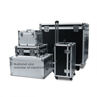 Boîtes en alliage d'aluminium sur mesure, boîtes à outils sur mesure, étuis pour instruments, étuis de transport, valises, transport