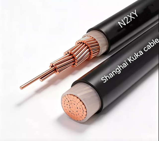0.6/1kV AC Power Cable CU/XLPE/PVC Copper XLPE Insulated PVC Sheath YJV Cable 1/2/3/4/5 Core 2.5mm2~400mm2 N2XY