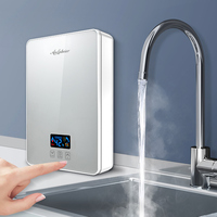 Chauffe-eau intelligent 6KW instantané sans réservoir pour douche 220V à bouton tactile Afrique de l'Ouest