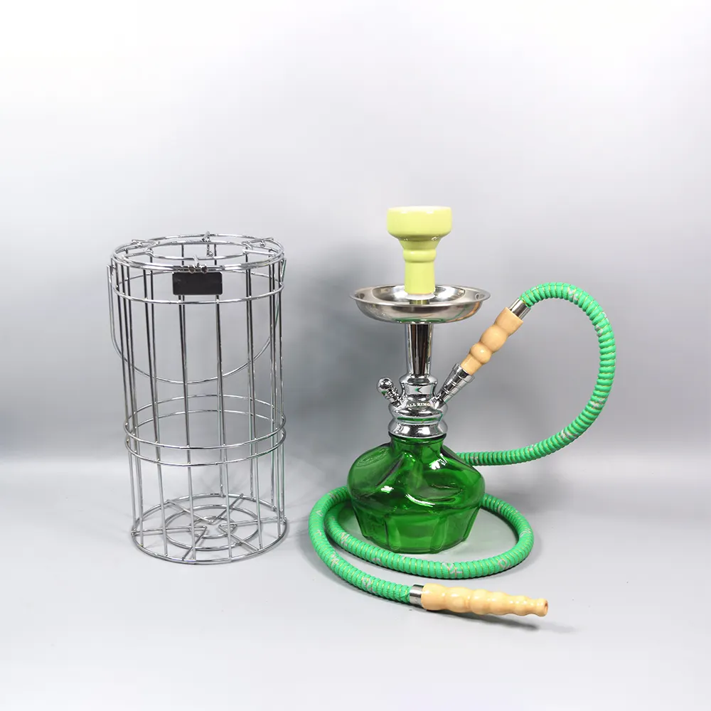 Groothandel Shisha Maya Hookah Met Kooi Roestvrij Staal Glas Nargile Shesha Hookah Stalen Basis