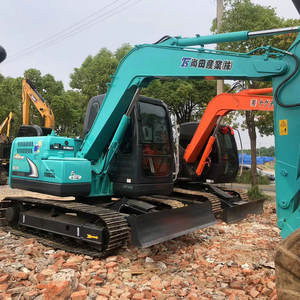 Kobelco SK75 du Japon original a utilisé des mini excavatrices hydrauliques sur chenilles 7 tonnes sk75-8 des pelleteuses de godet d'occasion - Product Image 3