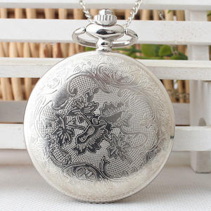 Özel Antika Tasarım Mavi Kadranlı Kuvars Cep Saati Vintage Kolye Kolye Saat Erkek ve Kadın En İyi Tatil Hediyesi - Product Image 4