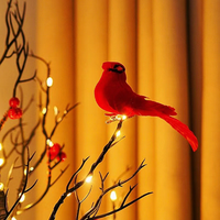 Grenzüberschreitende neue LED-Weihnachtsbaum-Beleuchtung aus Kunststoff, 60 cm, warmweiß, batterie- und USB-betrieben