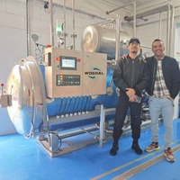 Machine de stérilisation à jet d'eau à chaudière diesel pour l'emballage alimentaire