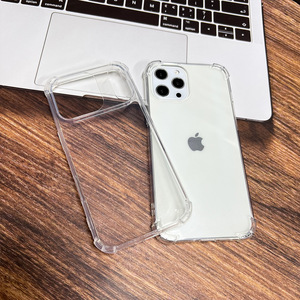 All'ingrosso 1.5MM di cristallo trasparente antiurto paraurti posteriore angolo chiaro TPU paraurti custodia per telefono <span class=keywords><strong>cellulare</strong></span> per iPhone - Product Image 3