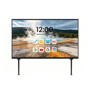 กระดานไวท์บอร์ดอัจฉริยะดิจิทัล 4K ขนาด 65 นิ้ว รองรับการสัมผัสหลายจุด 20 จุด ระบบปฏิบัติการคู่ Android และ Windows สำหรับการศึกษาในห้องเรียน รองรับ OEM - Product Image 2
