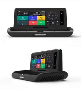 4G ADAS רכב <span class=keywords><strong>DVR</strong></span> 7.84 ''לוח מחוונים אנדרואיד WiFi GPS Navigator כפול עדשת מצלמת דאש רכב וידאו מקליט Rearview מצלמה MT785 - Product Image 4