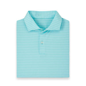 2023 haute qualité en gros chemises de Golf pour hommes sec Slim Fit à manches courtes impression Performance évacuation de l'humidité Polo - Product Image 2