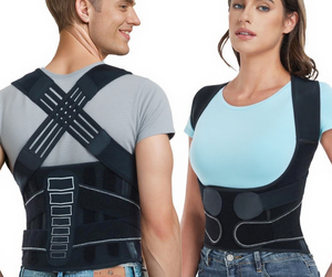Correttore Posturale Aofit in Nylon e Cotone, Traspirante, Resistente, Regolabile, per <span class=keywords><strong>Schiena</strong></span> e Spalle, Supporto Lombare, Correzione Postura - Product Image 6