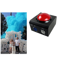 Équipement d'ambiance de scène pour révélation du sexe Red Fire Control, interrupteur à bouton-poussoir étanche, télécommande, confettis colorés TNT