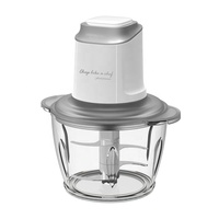 Hachoir à viande électrique à lame en acier inoxydable 2L Mini robot de cuisine pour le ménage et le restaurant