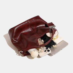 Nuevo bolso de hombro negro retro de cuero PU, bolso de mano para mujer, nuevo bolso cruzado para mujer - Product Image 3