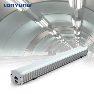 Lonyung-tubo de luz led t5 t5, sin costuras, 4 pies, 6500k, doble, listón integrado, 120cm, 220v, 40w