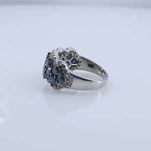 Anillo de Diamantes para Enamorados Jewelspaark, 2.57 Cttw, Corte Brillante Redondo, Chapado en Rodio, Plata de Ley 925, Anillo de Compromiso para Mujer - Product Image 5