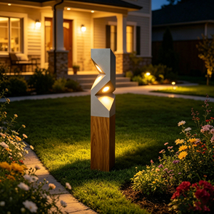 Lampe LED cylindrique extérieure étanche IP65 en aluminium de haute qualité, angle de faisceau 360°, Ra90, garantie 5 ans, pour aménagement paysager - Product Image 5