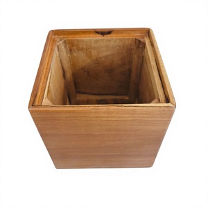 Natural Wood 250mL Classic Design Durable Eco-Friendly <b>Storage</b> <b>Jar</b> <b>for</b> Snacks Candy Nuts Dry Fruits <b>Kitchen</b> Use AZ ENTERPRISES - Product Image 2