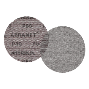 Disques abrasifs, 5 ", 80 grain,, pour meuleuse d'angle, avec mailles, 10 pièces - Product Image 1