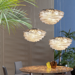 Lampadario Moderno Minimalista per Camera da Letto e Soggiorno, Lampada a Sospensione di Design a Forma di Nuvola per Hotel e Villa - Product Image 3
