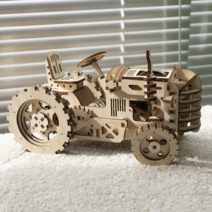 Modèle de tracteur <span class=keywords><strong>en</strong></span> <span class=keywords><strong>bois</strong></span> à engrenages mécaniques Robotime <span class=keywords><strong>ROKR</strong></span> LK401 certifié CPC, puzzles <span class=keywords><strong>en</strong></span> <span class=keywords><strong>bois</strong></span> 3D - Product Image 2