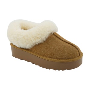 Bottes d'hiver en fausse fourrure pour femmes Uggs en peluche antidérapants pour femmes semelles à plateforme pour chauffe-coton - Product Image 2