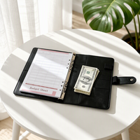 Carnet de notes rechargeable personnalisé avec système de reliure à 6 anneaux pour marques à étiquette privée