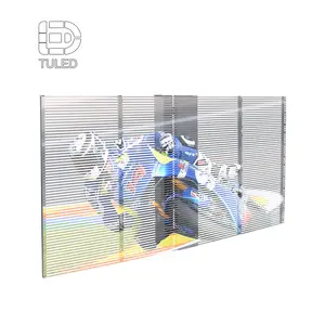 Écran Transparent HD Full Color pour intérieur et extérieur, affichage de panneau LED pour mur vidéo