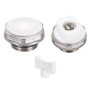 Válvula de purga de aire tipo macho de latón para radiadores, tapón de cierre y juego de llaves de ventilación para radiadores de aluminio - Product Image 3
