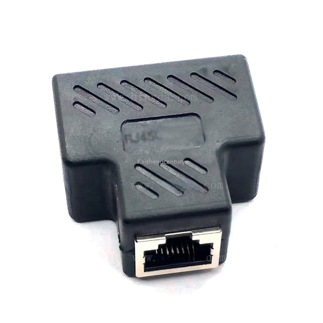 1 to 2 Ways LAN Ethernet Network Cable RJ45 Female RJ45 Splitter RJ45 Connector Adapter