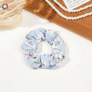 Vendita calda di tendenza di moda elastici per capelli graziosi semplici in acrilico stampato in peluche per bambini e donne all'ingrosso - Product Image 1